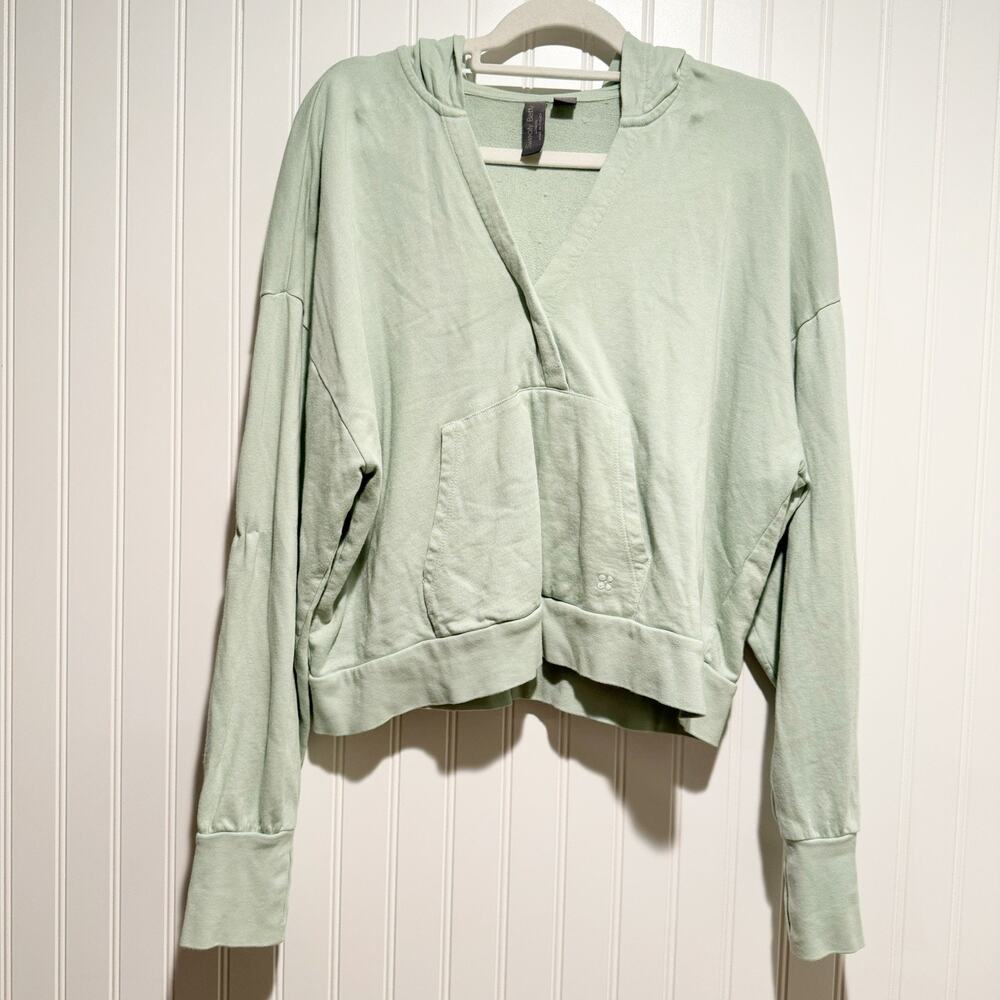 Sweaty Betty After Class Relaxed Hoody Mint Green Athletic Spring Size 10 - Picture 2 of 8